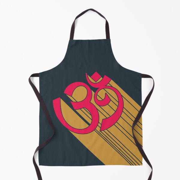 Item preview, Om Symbol Retro Style with Big Drop Shadow 2 designed and sold by Wiggly Lines.