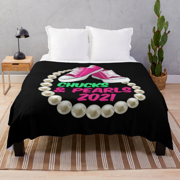 Item preview, Chucks and Pearls 2021 Kamala Harris Vice President American Election 2021 Chucks Pearls designed and sold by Enraged46.