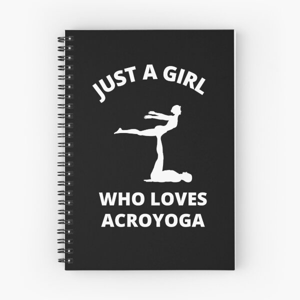 Item preview, Just A Girl Who Loves AcroYoga designed and sold by Crafty-Mornings.