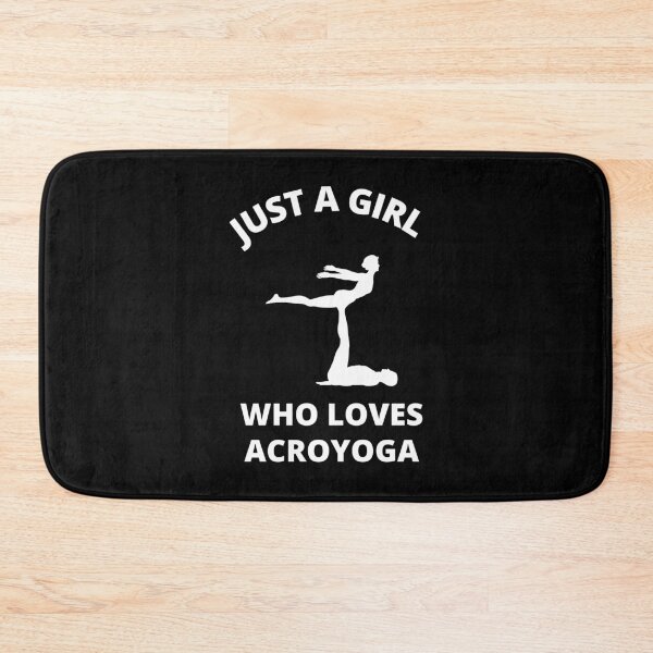 Item preview, Just A Girl Who Loves AcroYoga designed and sold by Crafty-Mornings.