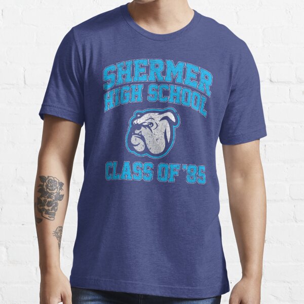 The Breakfast Club Shermer High School Tag T-Shirt XL Heather Gray