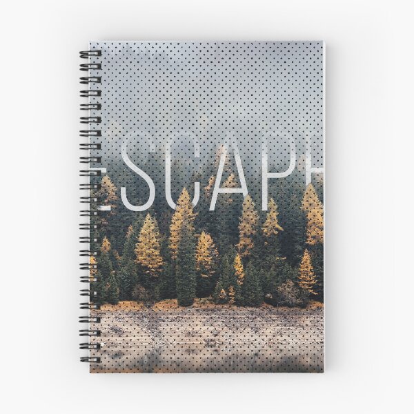 Item preview, Outdoors Escape Nature Tranquil Modern Minimal Woods Forest Escape Foggy Adventure designed and sold by illustreat.