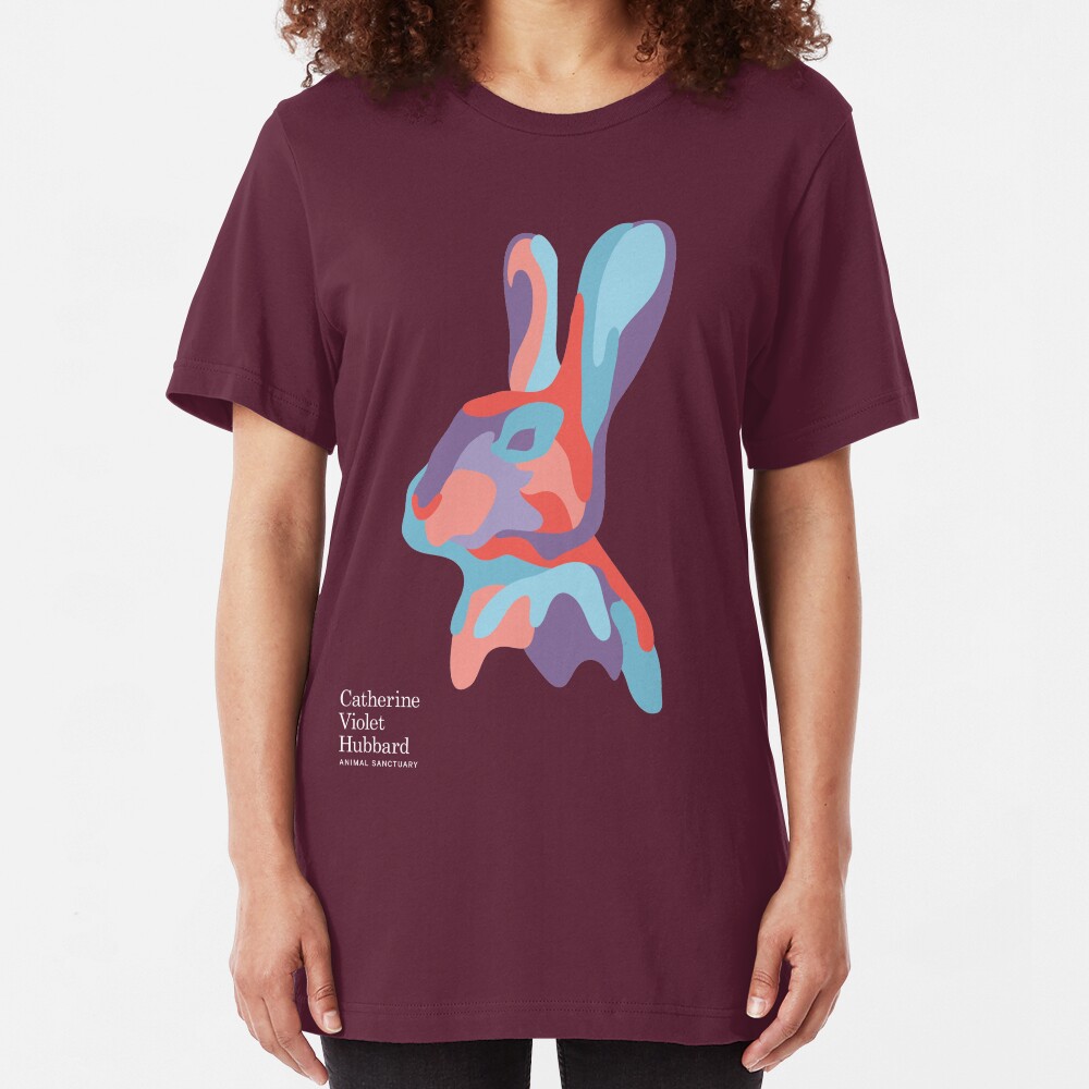 Catherine's Rabbit - Dark Shirts Slim Fit T-Shirt