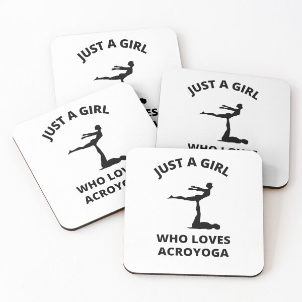 Item preview, Just A Girl Who Loves AcroYoga designed and sold by Crafty-Mornings.