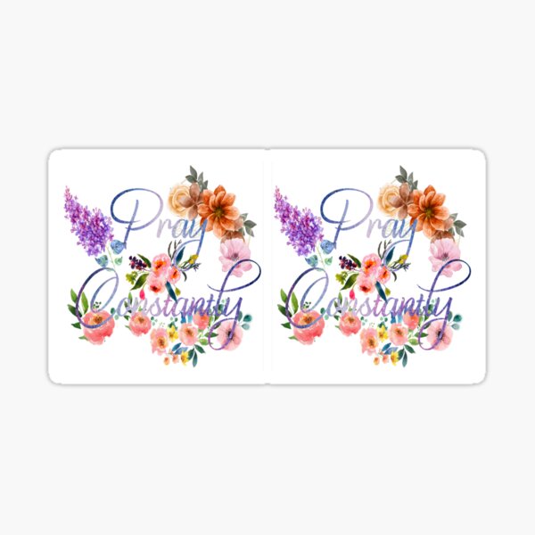 Item preview, Pray Constantly designed and sold by CAISHEM DESIGNS.