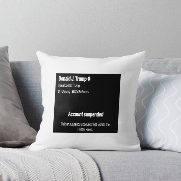 Item preview, Donald Trump - Twitter Account Suspended - Black designed and sold by mikaylawiser.
