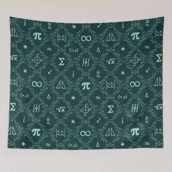 Item preview, Math Damask designed and sold by robyriker.