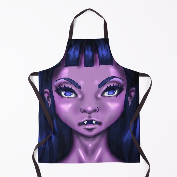 Item preview, Galactic Vampire C01B - Vampire Girl Cartoon Portrait designed and sold by Taladesignlab.