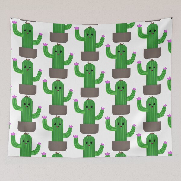 Item preview, Happy cactus PATTERN designed and sold by SpongyDesings.