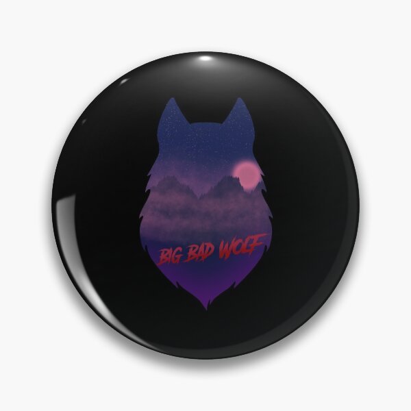 Item preview, Big Bad Wolf - Sticker / T-shirt design designed and sold by CreepyKretins..