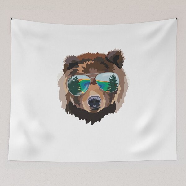 Item preview, Yellowstone National Park Travel Bear  designed and sold by novaveradesign.