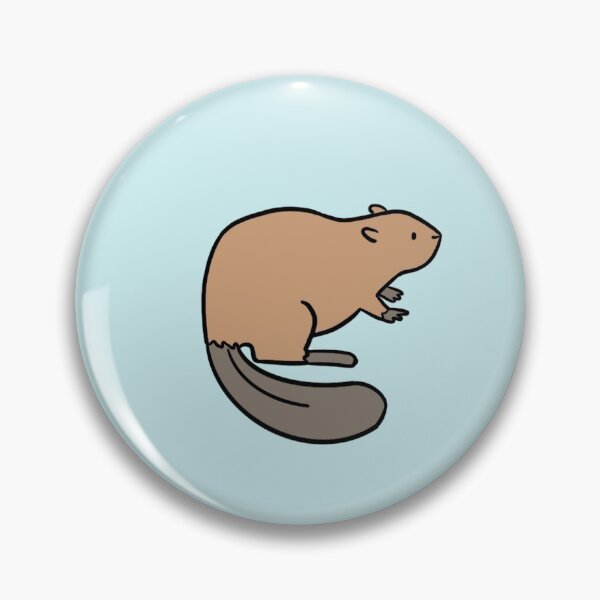 Item preview, Adorable Mini Beaver  designed and sold by mini-stickers.
