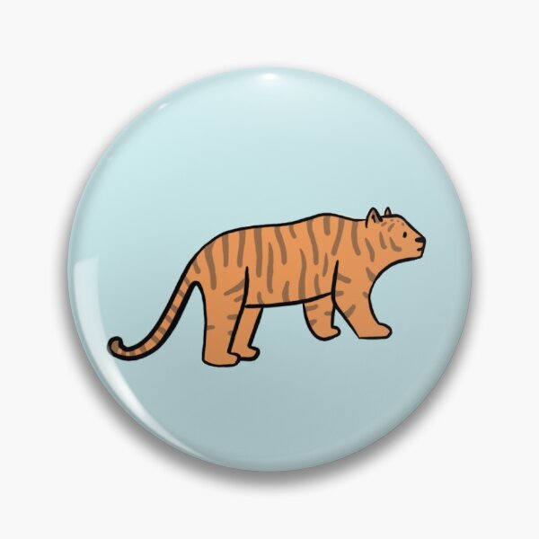 Artikelvorschau, Entzückender Mini-Tiger-Aufkleber entworfen und verkauft von mini-stickers.