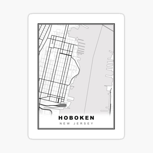 Item preview, Hoboken Map designed and sold by Tamas Das.