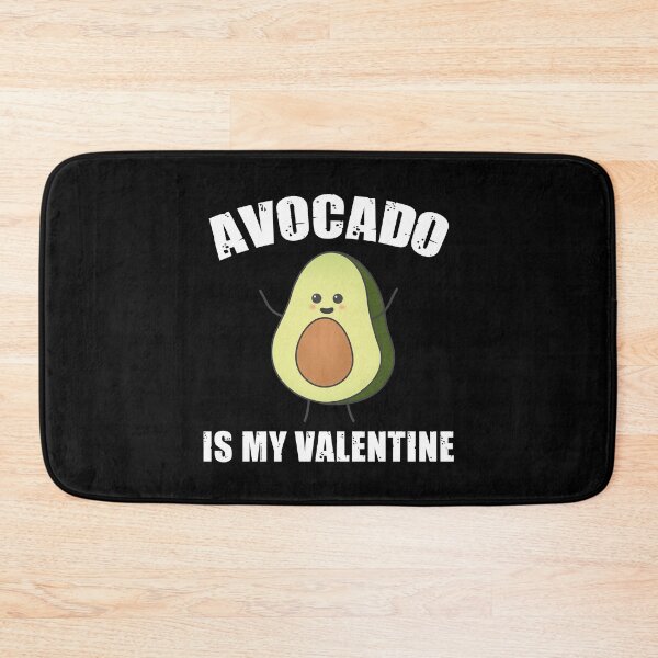 Item preview, Avocado Is My Valentine (white version) designed and sold by kickwear-com.