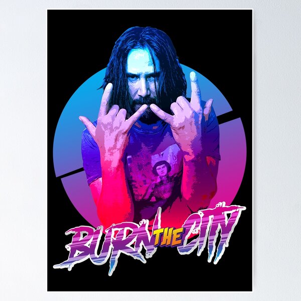 Artikel-Vorschau von Metall Keanu verbrennen die Stadt, designt und verkauft von unfamouzzz.