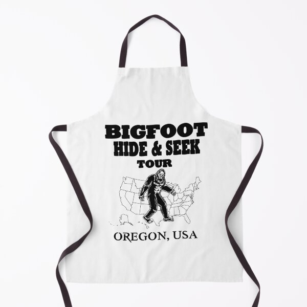 Item preview, Bigfoot Hide & Seek OREGON USA concert style tee funny gift designed and sold by BRtisticDesigns.
