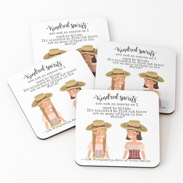Item preview, Kindred Spirits LM Montgomery Book quote designed and sold by Dollfacedesign.