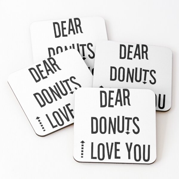 Item preview, dear donuts i love you, donut lovers, donuts designed and sold by Dkh Fashion.