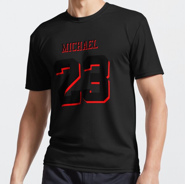 Michael Jordan Black Lives Matter Jersey, No. 23 Active T-Shirt for Sale  by Desznr