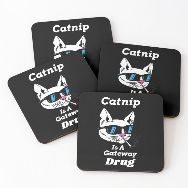 Item preview, Catnip Is A Gateway Drug - Cat / Marijuana Design designed and sold by 1chillin.