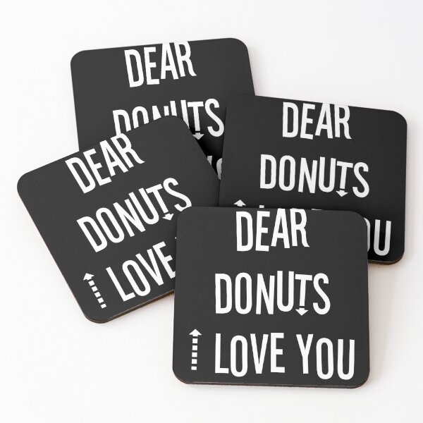 Item preview, dear donuts i love you, donut lovers, donuts designed and sold by Dkh Fashion.