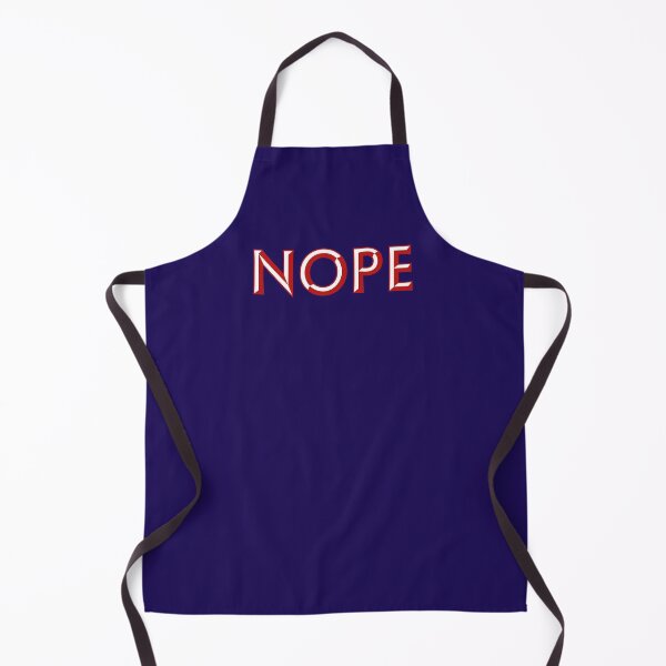 Item preview, NOPE chiseled font in red and white. designed and sold by Rivercoatl.