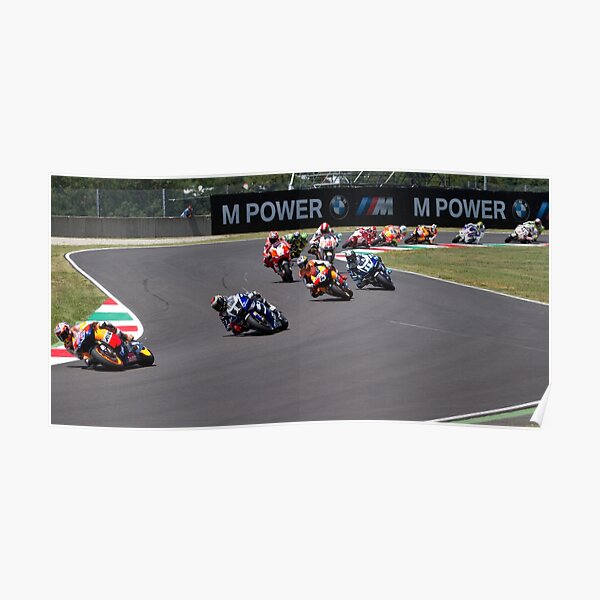Début de la course MotoGP Mugello 2011 Poster