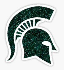 Glitter Spartan Helmet Sticker