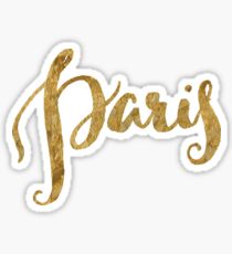 Golden Look Paris Sticker