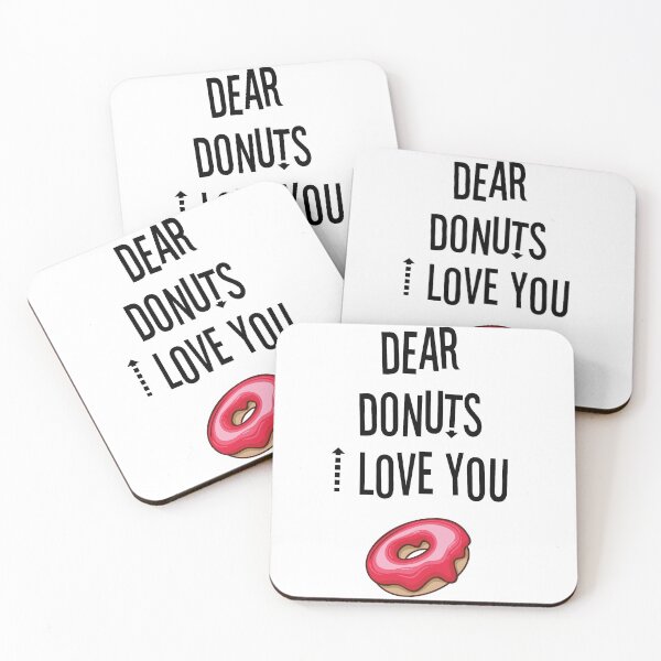 Item preview, dear donuts i love you, donut lovers, donuts designed and sold by Dkh Fashion.