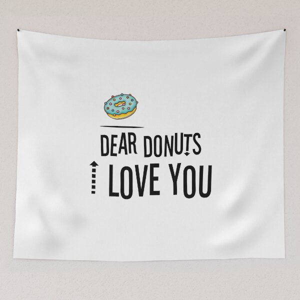 Item preview, dear donuts i love you, donut lovers, donuts designed and sold by Dkh Fashion.