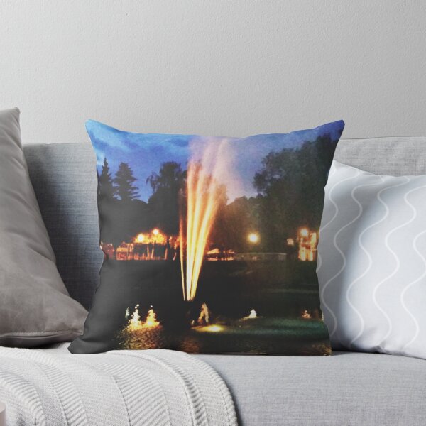Item preview, Colorful fountain at night designed and sold by helenkaiy.