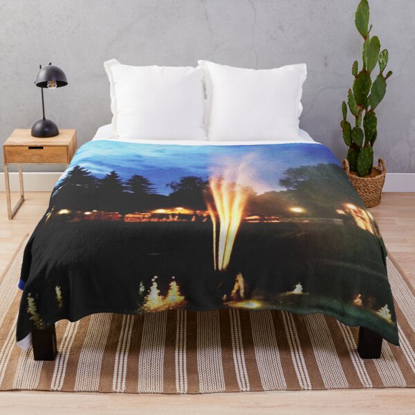 Item preview, Colorful fountain at night designed and sold by helenkaiy.
