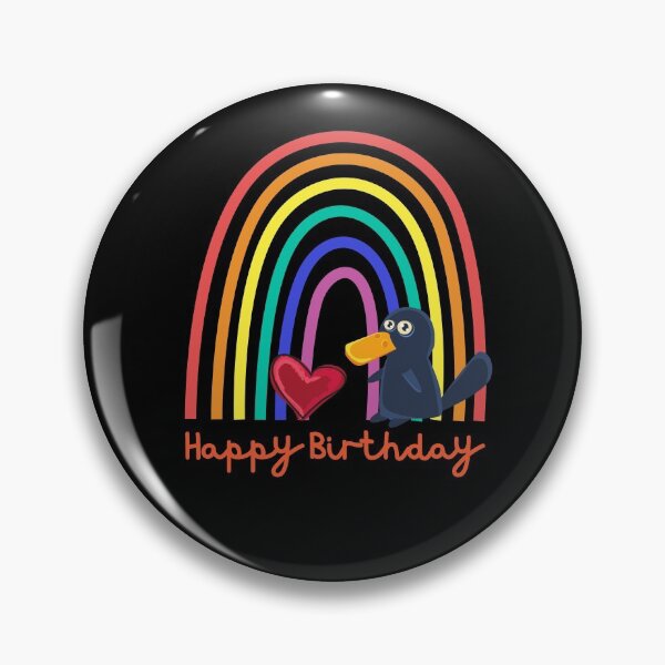 Item preview, Happy Birthday! Baby platypus, baby platypus, rainbow heart designed and sold by karlsageder.
