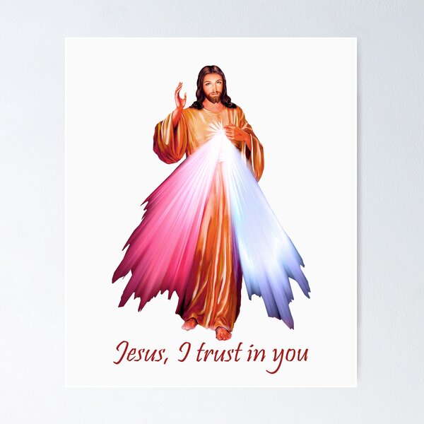 Item preview, Divine Mercy Image (transparent background design) designed and sold by Brasilia.