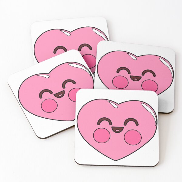 Item preview, smiling heart face  designed and sold by tailspalette.