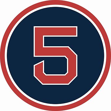 Nomar Garciaparra #5 Jersey Number Sticker for Sale by StickBall