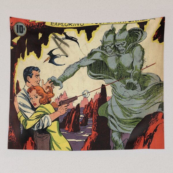Item preview, Retro Forbidden Worlds Comic Book Cover | Vintage Science Fiction Adventure Comics designed and sold by SLAG-Creative.