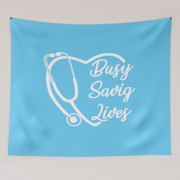 Item preview, Busy Saving Lives Blue 2021 designed and sold by ShirtzTonight.