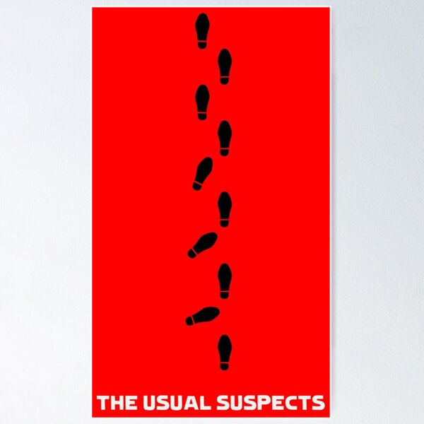 The Usual Suspects blockbuster movie backer Poster 8 X 5.5 Keyser