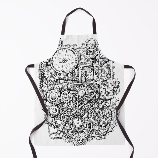 Item preview, Hand Drawn Steampunk Doodle Pattern designed and sold by Estalon.