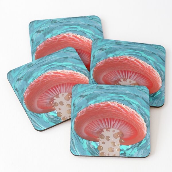 Item preview, Rhodotus Palmatus Mushroom Groovy designed and sold by AdonisCreations.