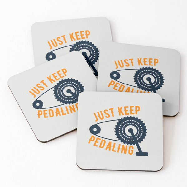 Item preview, Just keep pedaling - cool designed and sold by Atleta-Cali.