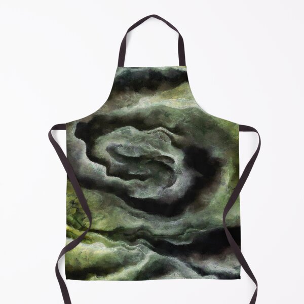 Item preview, Tumultuous Tempest Yellow And Grey Abstract Art  designed and sold by taiche.