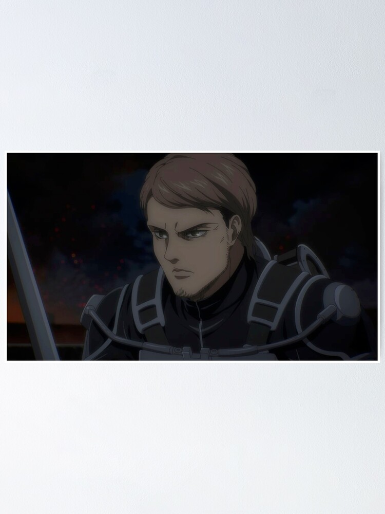 "Jean Kirstein in aot final season!" Poster for Sale by ratbabyy