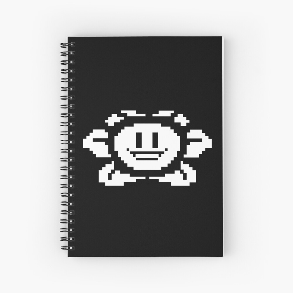 Winking Flowey - Undertale Spiral Notebook for Sale by ramblingskeptic