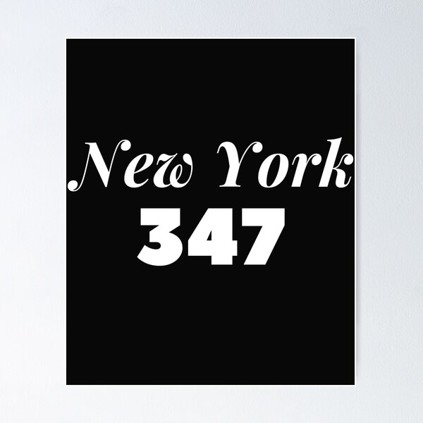 Item preview, New York 347 -Area code 347 designed and sold by shivani21061993.