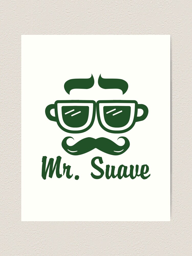 Mr. Suave, Cool Mustache Guy | Leggings