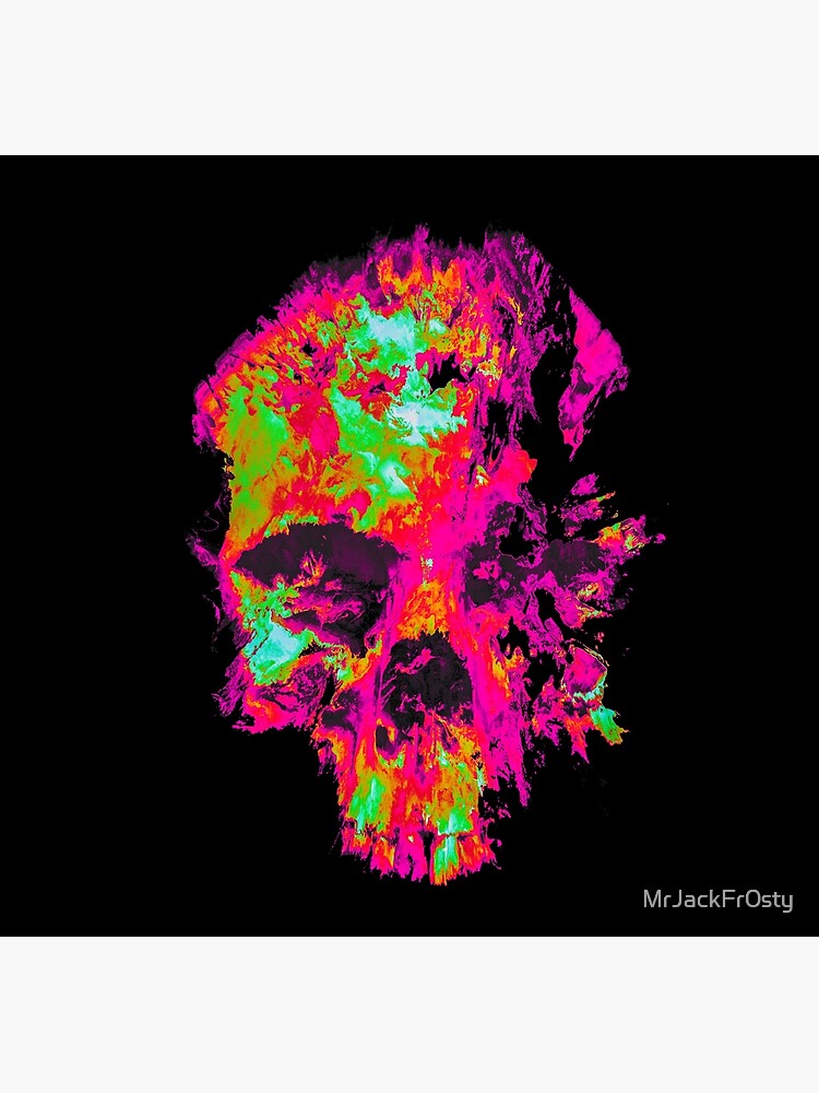 “Acid skull” Poster by MrJackFr0sty | Redbubble